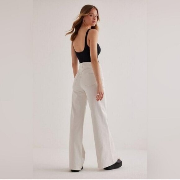 Good American Good Skate Wide Leg Jeans Size 18 - Picture 2 of 11